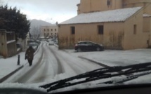 Balagne : La neige est tombée en abondance