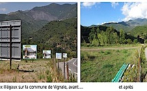 Panneaux publicitaires illégaux en Corse : Premiers démontages