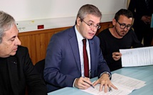 Le préfet de Haute-Corse à Calvi pour la signature du protocole d'accord des concessions de plage