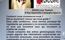 Locu Teatrale : « De la rencontre  amoureuse  à la relation de couple »  de  Toussaint Corticchiato