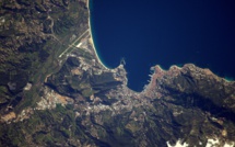 Ajaccio et son aéroport vus par l'astronaute Thomas Pesquet
