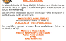 La Mission Locale de Bastia recrute un(e) directeur(trice)
