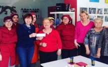 L'Atlas remet un chèque à la Ligue contre le cancer à la suite de  son action "Repas Solidaires"