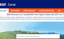 Open data : EDF en Corse ouvre ses données à tous