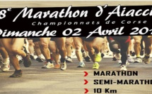 Dimanche,  28ème marathon d'Aiacciu