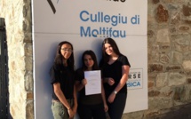 Trois élèves du Collège de Moltifao à l'honneur