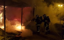 Ajaccio : Des installations de chantier détruites par les flammes