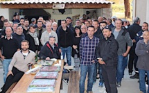 Pot de départ à la retraite au centre de secours de Calvi pour le Lieutenant Joël Brandaloni