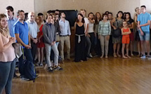 17èmes Olympiades de Mathématiques de 4èmes et de 1ères:  Les lauréats chez le recteur