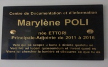 Hommage à Marylène Poli principale adjointe du collège Laetitia Bonaparte