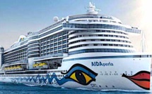 "AIDAperla" : Le  premier navire de croisière au GNL arrive à Ajaccio