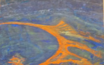 Peindre la Méditerranée, peindre le cosmos : Pierre Andrei exposé à Locu Teatrale