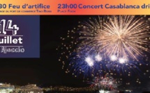 Le 14 juillet à Ajaccio - Programme - circulation et stationnement