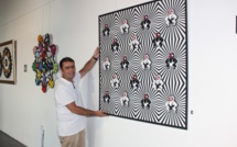 Laurent Silvani s'expose aux rencontres de l'art  et du vin  au Clos Colombu de Lumio