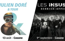 Key-Prod et CNI mettent en jeu les deux dernières places du concours pour le concert de Julien Doré au Casone