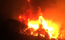 Incendie : Feu de maquis en pleine nuit à Lumio