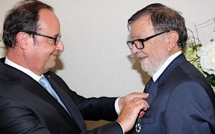 François Hollande à Monticellu pour remettre les insignes de la Légion d'honneur à Hyacinthe Mattei