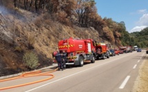  Deux hectares détruits par les flammes dans la Gravona