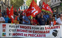 Bastia : Manifestation de la CGT contre les ordonnances Macron