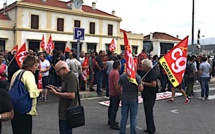 Ajaccio :  Force Ouvrière et CGT manifestent contre la "loi travail"