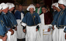 Les confrères di A Cunfraternita di A Madunnuccia di a Misericordia di Lisula intronisés