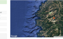 Un séisme de magnitude de 3,1 ressenti dans le Centre-Corse