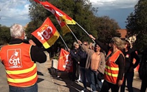 Le personnel de la crèche "A Rundinella" en grève à Monticellu