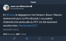 Paul-Antoine Luciani : "Mélenchon accable la gauche et acclame les nationalistes !"