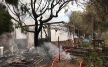 Cargese : Un chalet détruit par un incendie