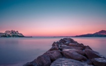 La photo du jour : Quand la douceur du soir descend sur Calvi