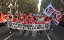 Social : Les fonctionnaires dans la rue à Bastia