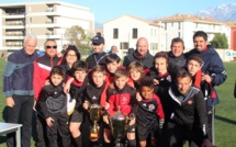Les lauréats du tournoi du FCS Calvi-Challenge Dominique Rutily  récompensés
