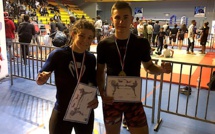 Deux titres de champions de France de Pancrace soumission pour le KTP MMA Scola