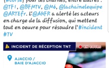LA diffusion des chaînes TNT perturbée sur Ajaccio
