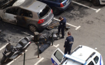 Bastia-centre : Une moto détruite et trois véhicules endommagés un incendie