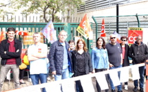 Bastia : FO et la CGT bloquent le centre des impôts du Recipello