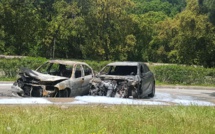 Feux de poubelles dans la région bastiaise, voitures incendiées à Ajaccio