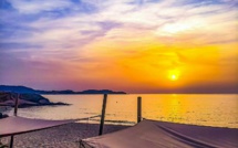 La photo du jour : Soleil couchant sur la Balagne