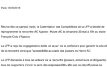 ACA-Le Havre : le match se jouera ce dimanche à 19h00 au stade François-Coty