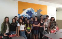 Bastia : Les murs du lycée de Montesoro, supports de fresques réalisées par les élèves