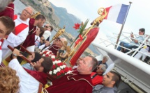 Procession en mer pour Saint Erasme et bénédiction de la vedette de la SNSM à Calvi