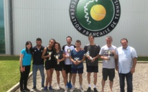 Vainqueur de Lisandru Rodriguez Lilian Prod'homme champion de Corse de tennis