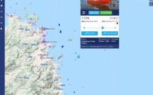 L'Aquarius vogue vers Valence via les Bouches de Bonifacio !