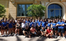 Les jeunes sportifs du Jeux des Iles et du Raid’Oxyjeunes Aventure reçus à la Collectivité de Corse.