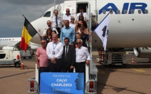 Air Corsica a inauguré son vol Bruxelles-Charleroi-Calvi