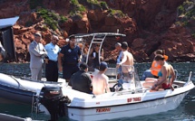 Opération de  prévention et de sécurité maritime dans la réserve naturelle de Scandula