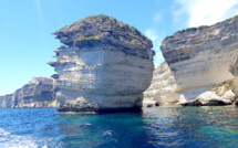 La photo du jour : Les falaises de Bonifacio