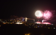 Magnifique feu d'artifice à Lisula hier soir