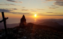 La photo du jour : Punta Sant'Eliseu di  Veru à l'heure où le Soleil plonge