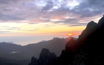 La photo du jour : Coucher de soleil depuis à Bocca di Guagnarola 